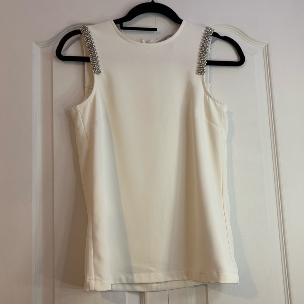 H&M Elegant White Tank